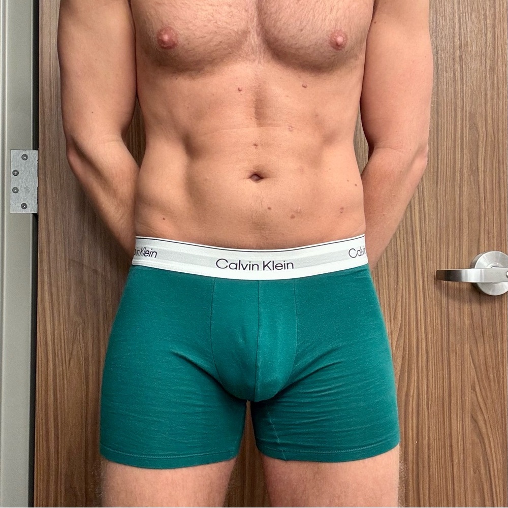 Calvin Klein Men's boxer briefs | small | teal
